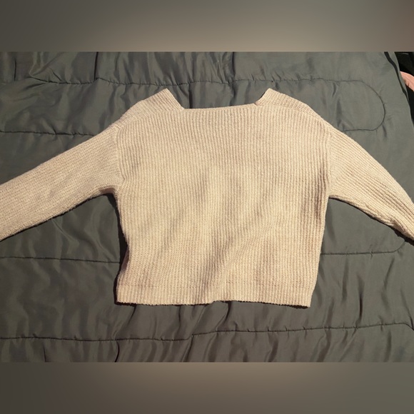 SHEIN Sweaters - cream sweater with V neck